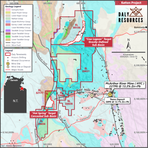 Batten Project Daly Resources